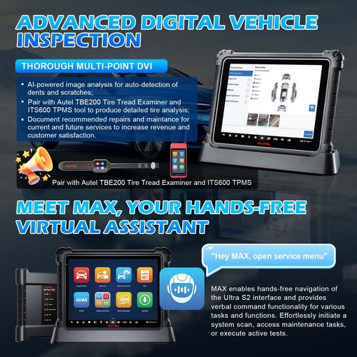 Autel Scanner MaxiSYS Ultra S2 VCMI2 3.0 Diagnostic Kits Upgraded Ultra +MV108S - Picture 6 of 9