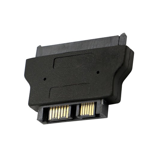 SATA Adapter Serial ATA 7+15 22Pin Female to SATA 7+6 13Pin Male Plug Converter - Picture 4 of 7