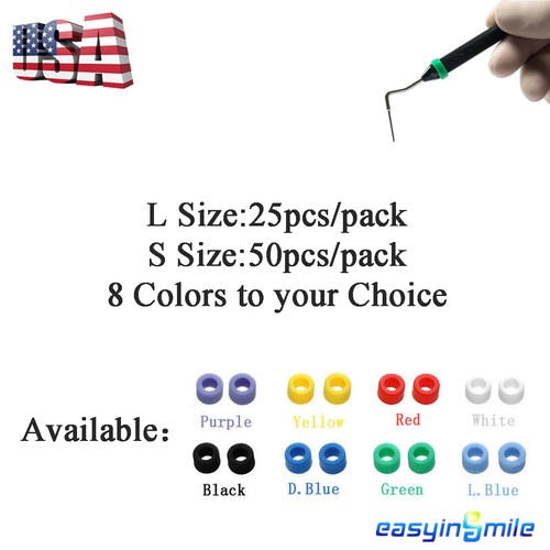 Dental Instrument Color Code Ring Silicone Identification Dia 3.5/ 6.5 ...