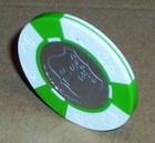 Old $1 CASINO 93 Casino Poker Chip Vintage Antique DieCards Mold Jackpot NV 1970 — photo 3