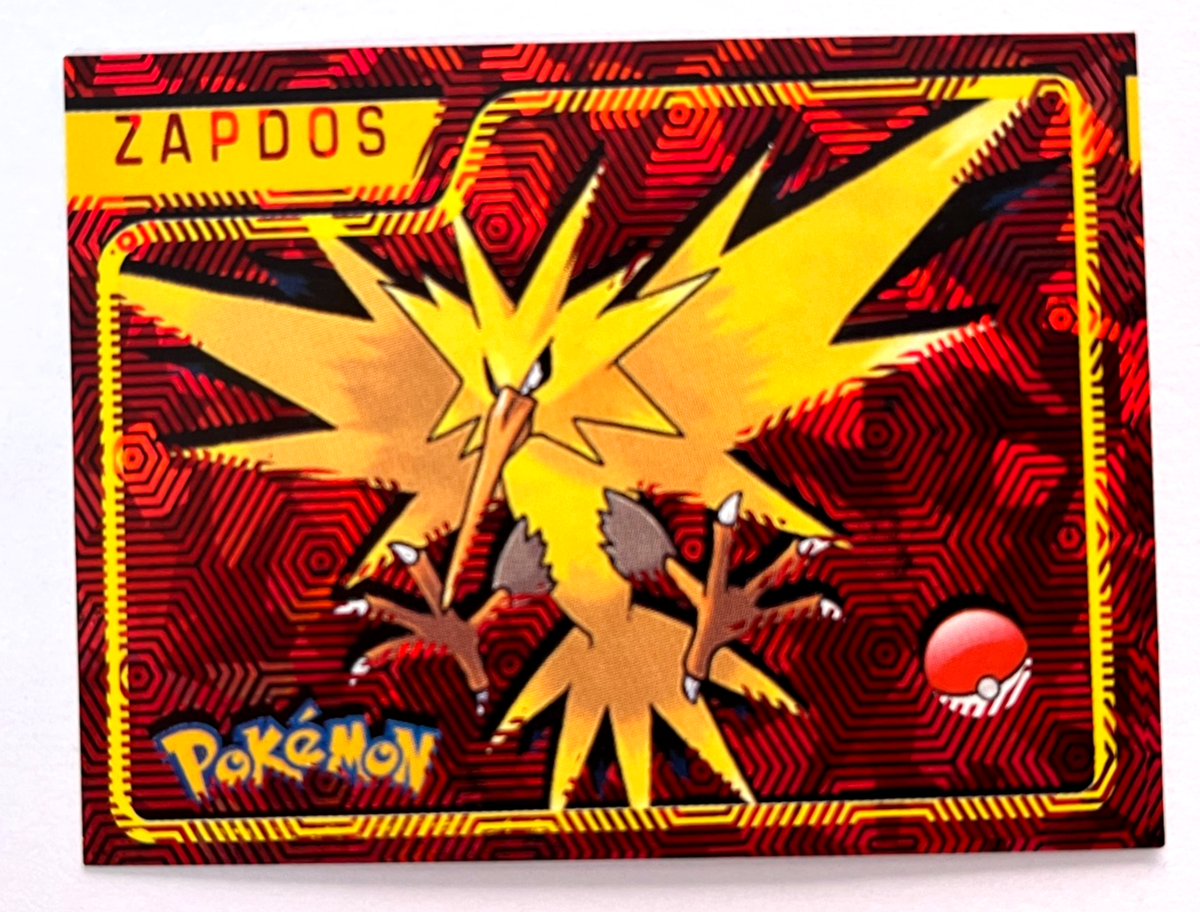 2024 POKEMON Last Evolution Sticker #R05 ZAPDOS Red Holo Limited 