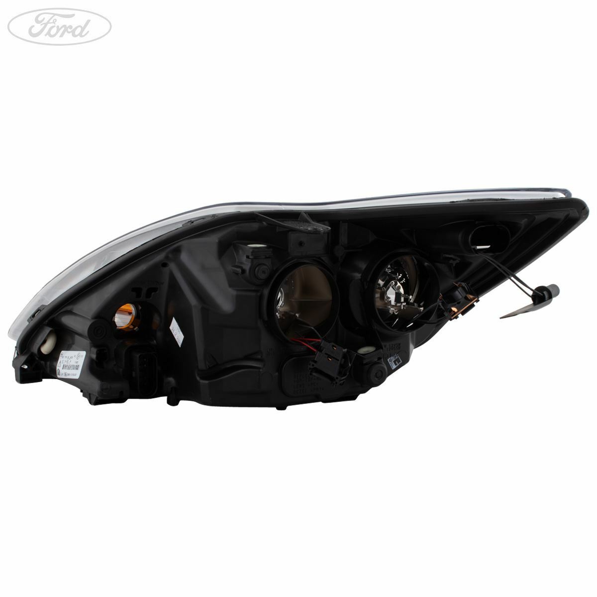 for Ford Focus Mk2 Front O/s Drivers Black Headlight Headlamp Unit 