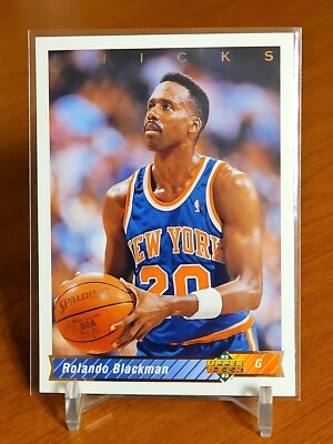 1992-93 Upper Deck Basketball Card #321 Rolando Blackman Knicks | eBay