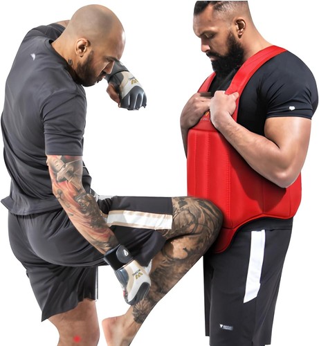 Premium Muay Thai & MMA Chest Protector - Adjustable Unisex Guard, X-Large - Picture 8 of 8