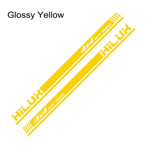 2pcs Racing 4x4 Off Road Decal Car Door Side Stripes Stickers For Toyota Hilux - Picture 21 of 25