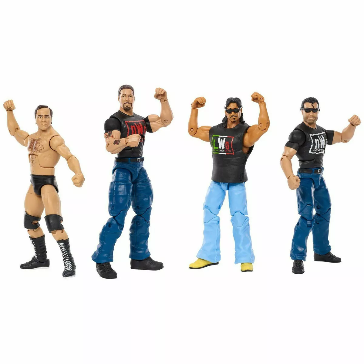 WWE Mattel Hall Of Fame WCW NITRO NOTABLES 4 Pack Elite Action