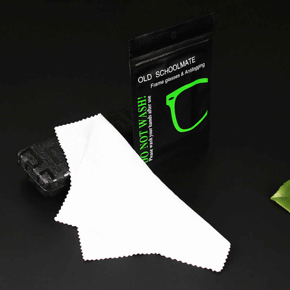 Anti-Fog Reusable Eyeglass Cleaning Cloth | Suede Defog Wipes For Glasses & Sunglasses | Full Day Protection