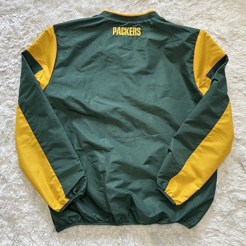 Genuine NFL Green Bay Packers Pullover Windbreaker Green Mens Size XL - Picture 2 of 7