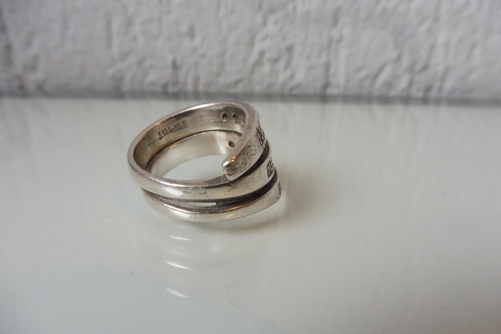 Esprit silver ring, beautiful, solid ring, 925 si… - image 5