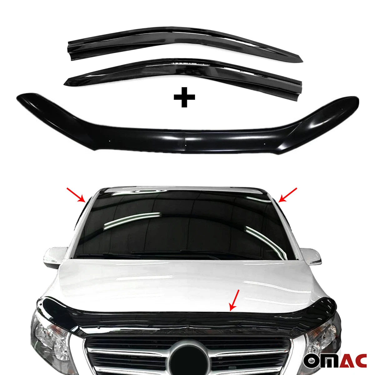 Car hood 2024 wind deflector