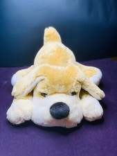 FAO SCHWARZ DOG TAN PUPPY LARGE STUFFED ANIMAL PLUSH 21"