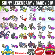 ✨31 Ultra Shiny LEGENDARY Bundle✨ 6IV Pokemon Sword & Shield FAST DELİVERY