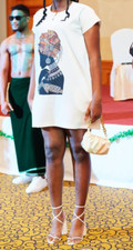 AFROCENTRIC DRESS, WITH AN AFRICAN PRINTS FOR CLASSIC AND ELEGANCE LADIES