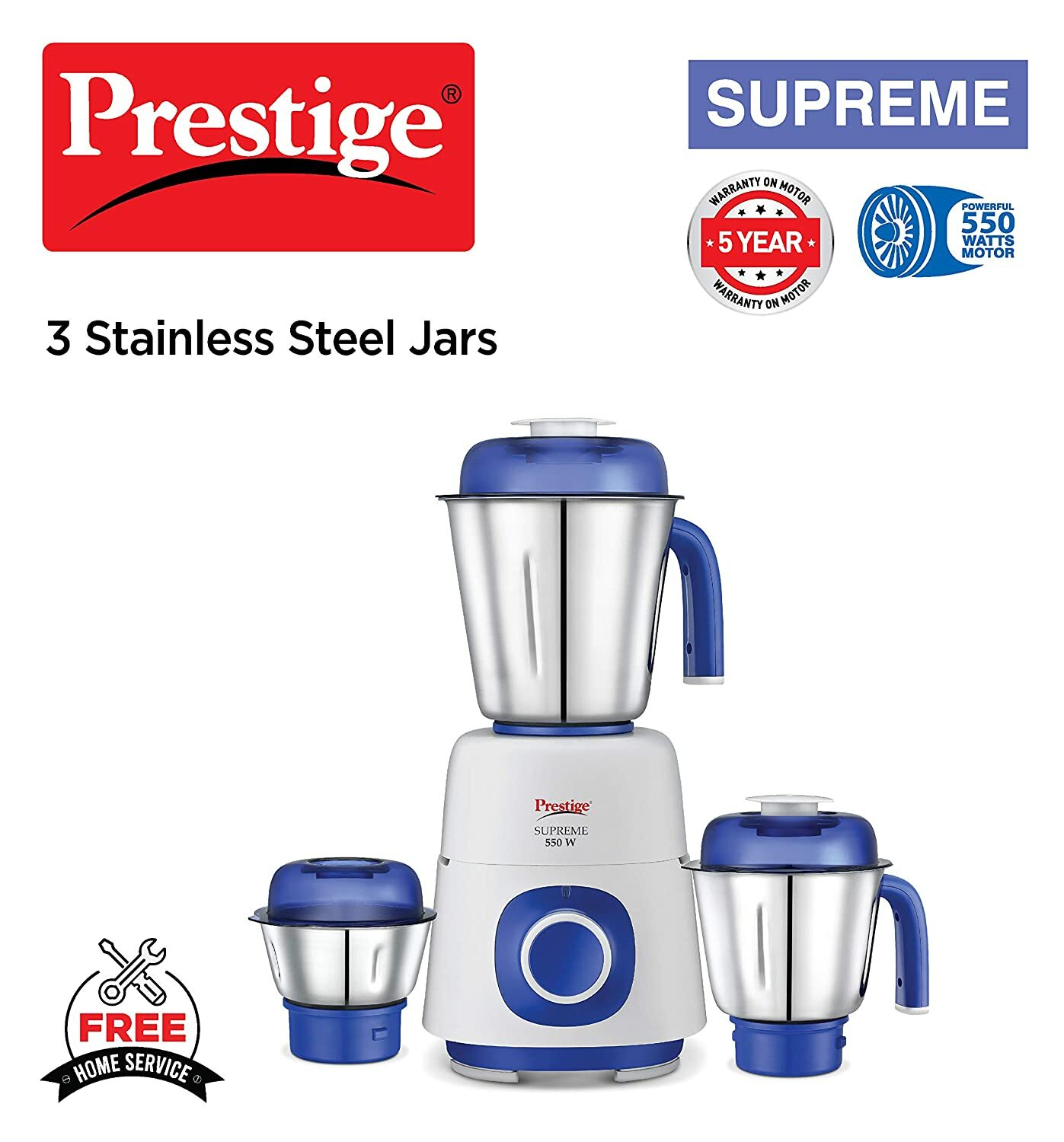 prestige mixer 550 watts price