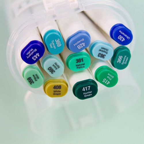 Nuvo - Marker Pen Collection - Sea & Skies - 12 Pack - 526n - Picture 7 of 8