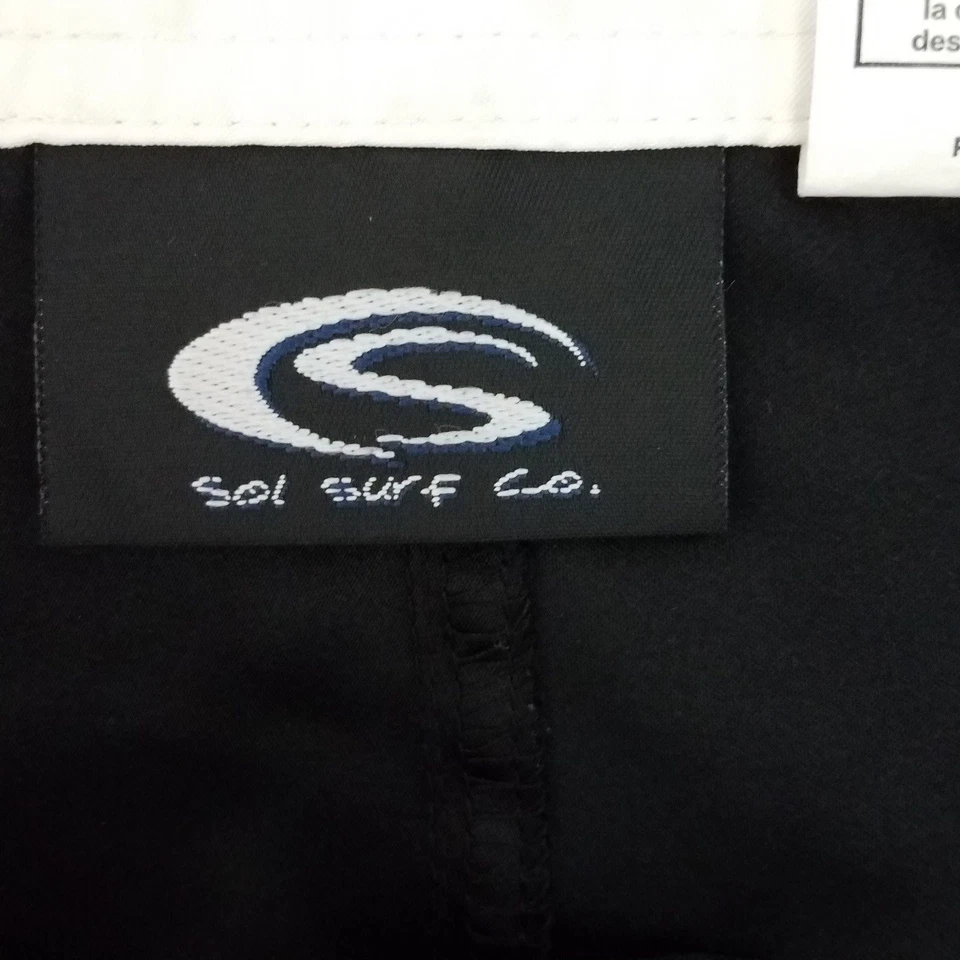 Pantalones Cortos de Tabla Unisex Sol Surf Co Talla Pequeña Negro Blanco Floral Resistente Foto 3 de 4