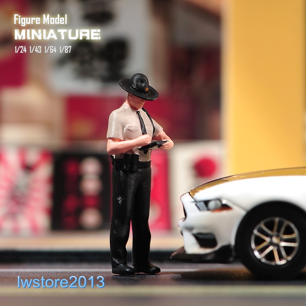 Figura Poliziotto Maschio In Scala 1/43 – Miniatura Per Diorami E Modellismo Auto, ANT