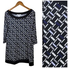 White House Black Market size Large Dress WHBM Career stretch slinky Tunic