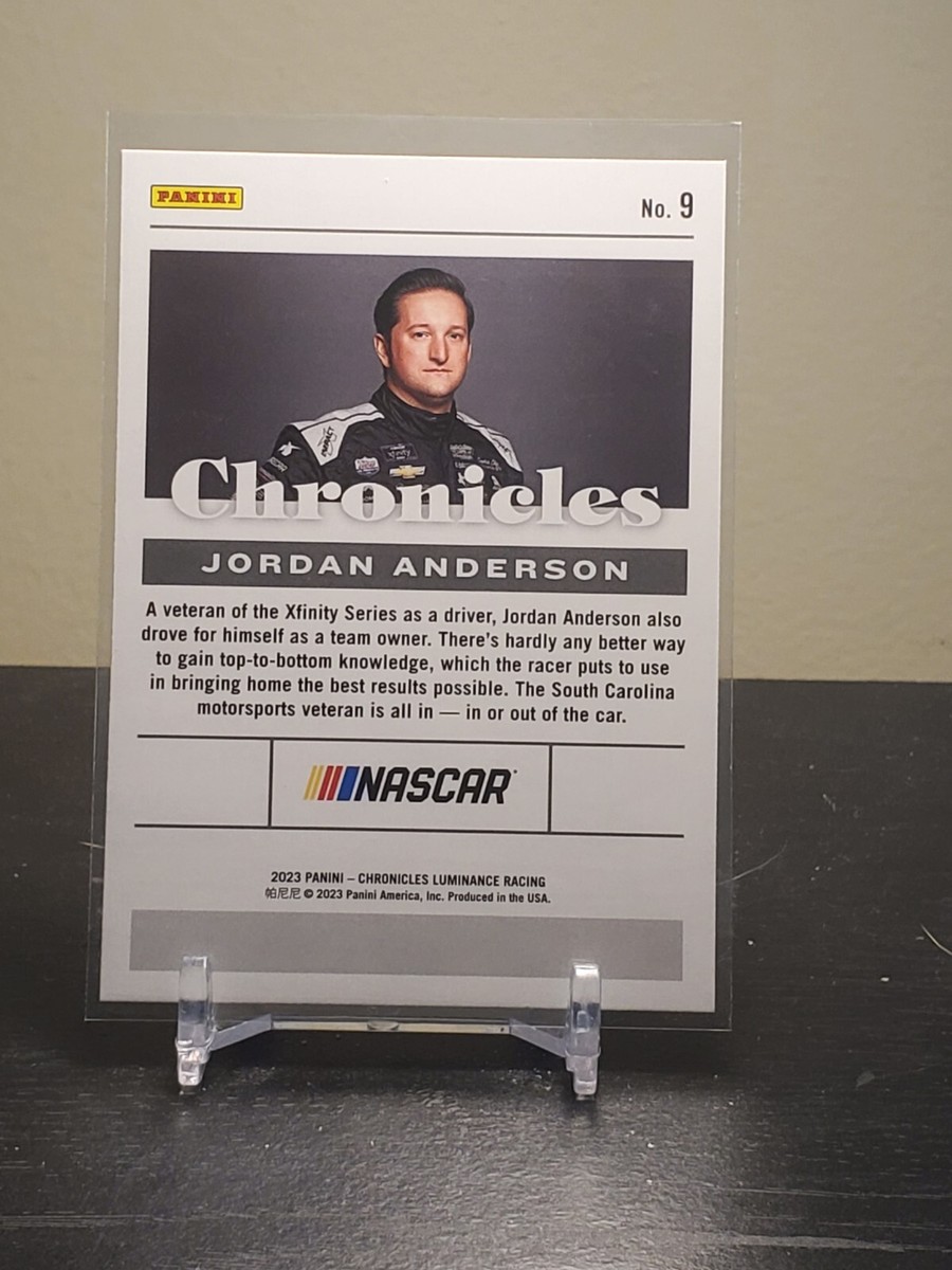 2023 Chronicles Racing - JORDAN ANDERSON - Rookie RC #9 | eBay