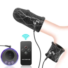 Male E-Stim Electric Chastity Cage Time Delay Ball Stretcher Enhancer Ring Men