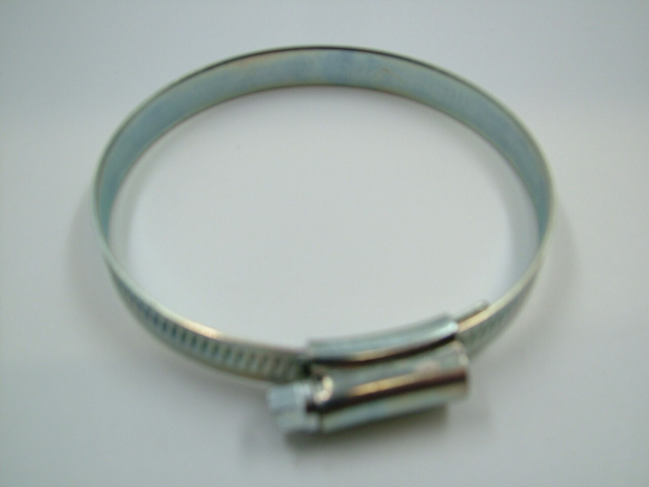 Hose clips pipe clamp worm drive zinc plated 70-90mm, 1 clip, jubilee size 4