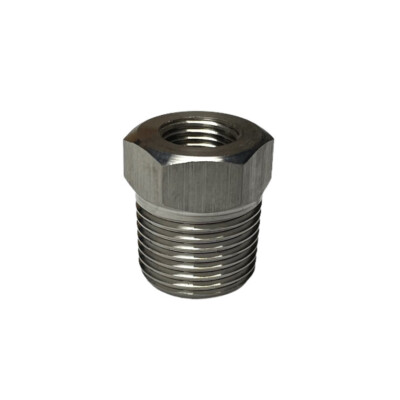 1/8  NPT Female To 3/8  NPT Male Coupling Reducer Adapter Stainless Fitting