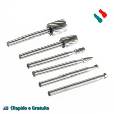 6pz Frese Rotative Strumenti per la Lavorazione Del Legno x Dremel 