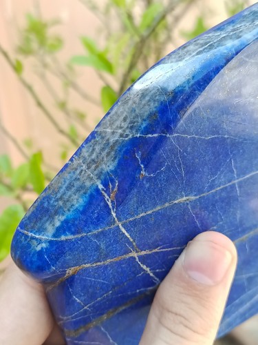 391g Natural Lapis Lazuli Freeform Polished Crystal Mineral Specimen - Picture 15 of 18