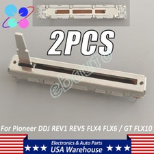 2 For Pioneer DDJ REV1 REV5 FLX4 X6 / GT FLX10 Channel Line Volume Fader DCV1035