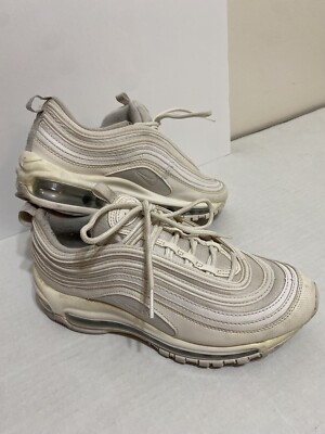 Nike Air Max 97 GS White Metallic Silver 921522-104 GS New 6Y