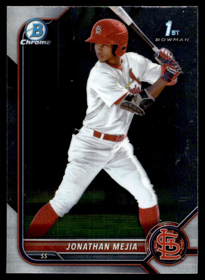 2022 Bowman Chrome Jonathan Mejia G38 St. Louis Cardinals #BCP-168