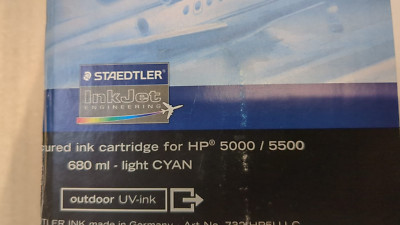 Staedtler für HP DesignJet 5000 No.81Tinte It-cyan 680ml. C4934A