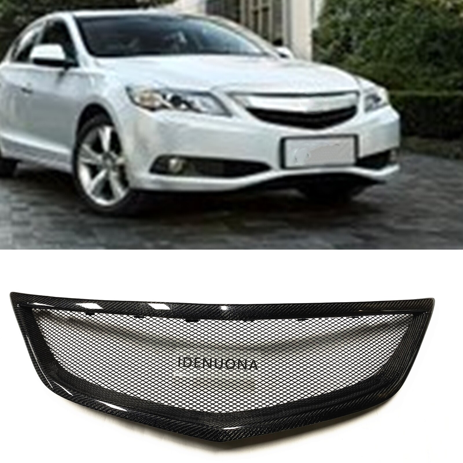 For Acura ILX 2013-2015 4 Door Sedan Sport Style Front Bumper Grille ...
