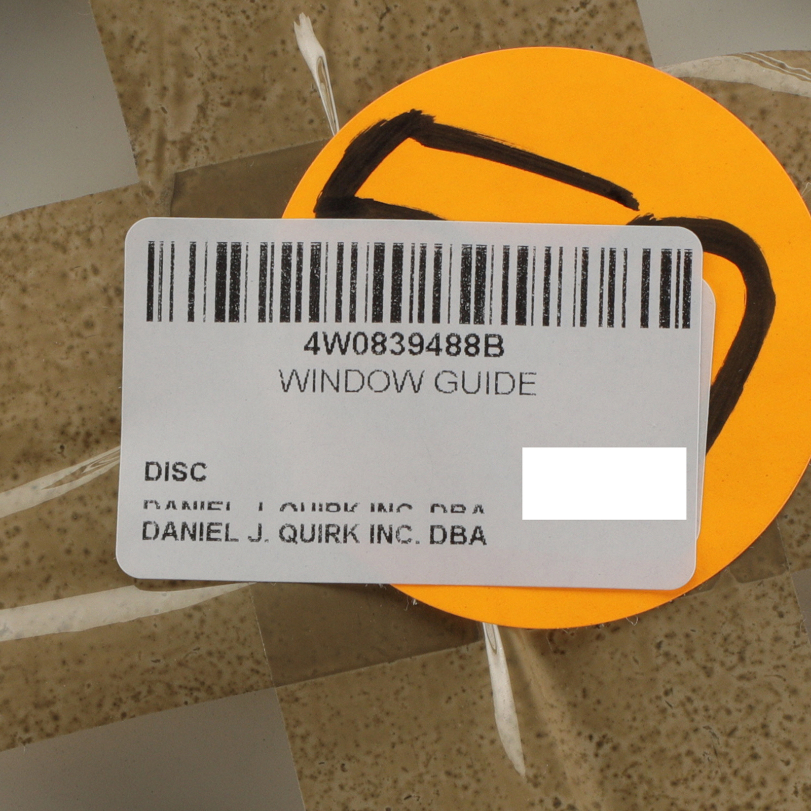 Genuine Bentley 2013+ Continental Door Hinge Seal Glass Channel 4W0839488B