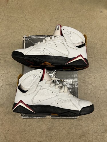 Zapato Jordan 7 Retro Cardinal 2006 Talla 9.5 USADO con Caja 304775-101 Auténtico Para Hombre - Imagen 3 de 8