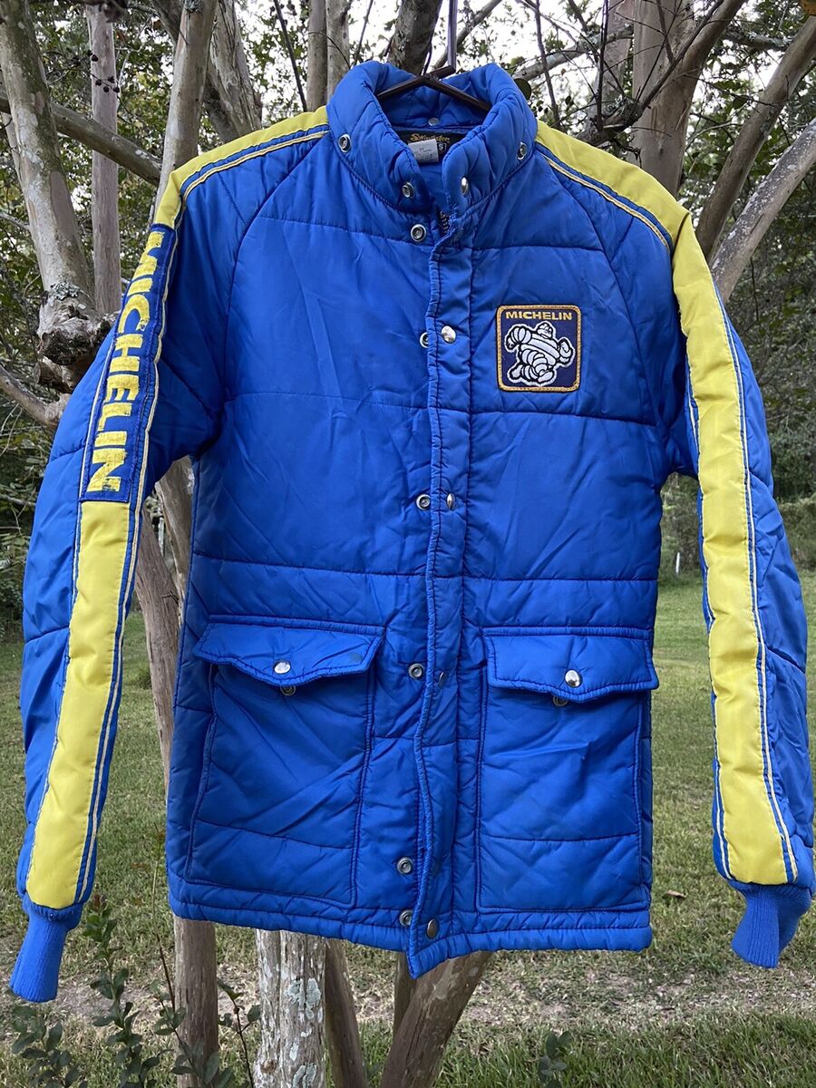 Vintage Michelin Man Puffer Jacket Mens Sm Blue Swingster Vintage Michelin Man Puffer Jacket Mens Sm Blue Swingster