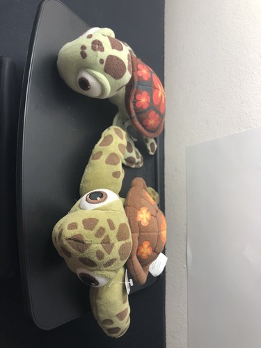 Disney Store Minu Bean Bag 6” Squirt With Tag A Finding Nemo Plush Sea Turtle - Picture 17 of 24