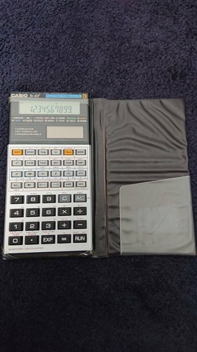 Vintage Casio Fx-61F Electric Formula A27 Calculator Cover tested from Japan - Picture 2 of 9