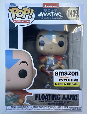 Funko Pop Avatar the Last Airbender Floating Aang 1439 Glow Amazon w/Protector