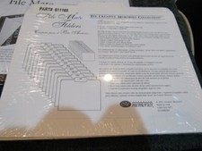 2 Packages CREATIVE MEMORIES FILE MATE FOLDERS 13 NIP NEW and SEALED