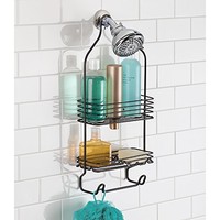 Mdesign Bathroom Shower Caddy For Shampoo, Conditioner, Soap - Bronze, New, Free on sale Mdesign Bathroom Shower Caddy For Shampoo, Conditioner, Soap - Bronze, New, Free on sale