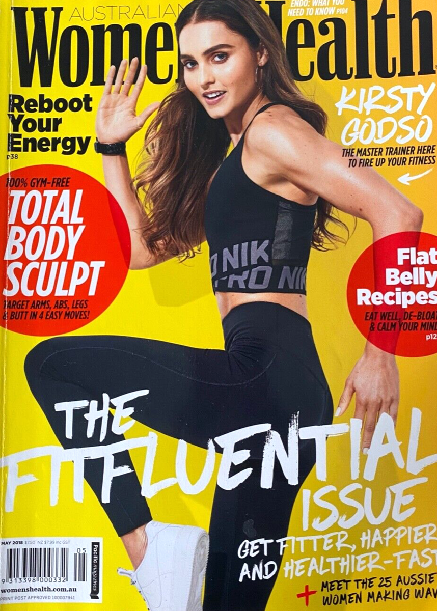 Australian Women's Health May 2018 Kirsty Godso, Steph Claire