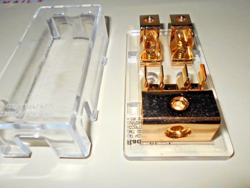 RadioShack 24kt Gold Plated Heavy-Duty Amplifier AMP Fuse Block Cat. No. 270-704 - Picture 6 of 6