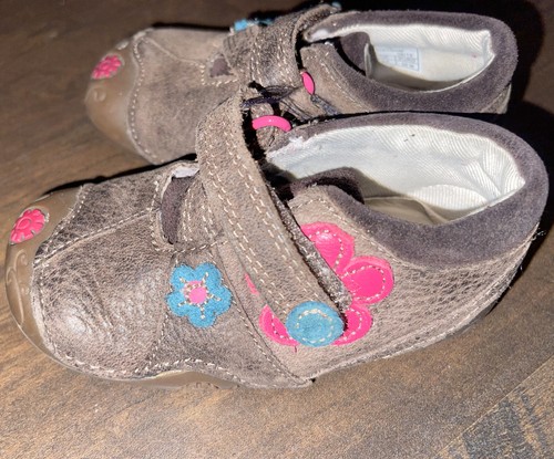 Clarks First Shoes Baby Sneakers Sz US 4.5 EUR 20 - Picture 4 of 10