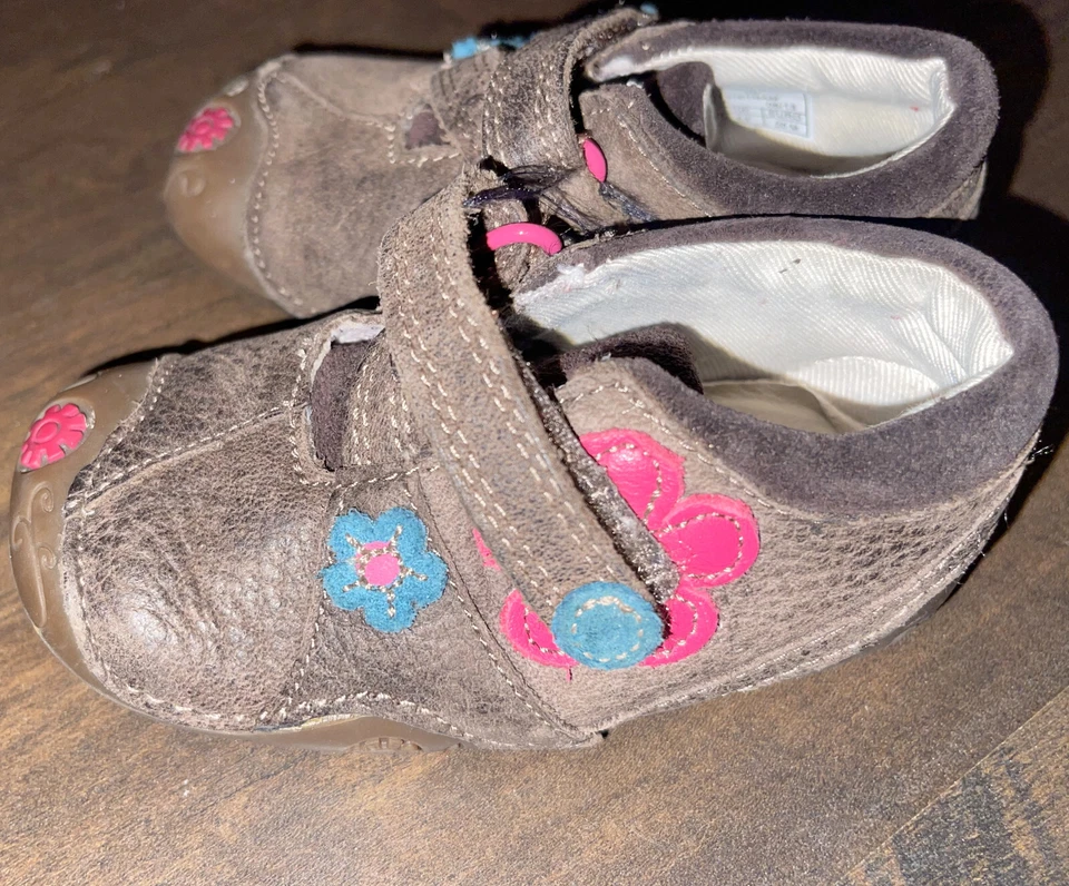 Clarks First Shoes Baby Sneakers Sz US 4.5 EUR 20 - Image 4 of 4
