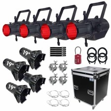 Blizzard Lighting ARIA-PROFILE-RGBW LED Lights with 19  Lenses 4-Pack