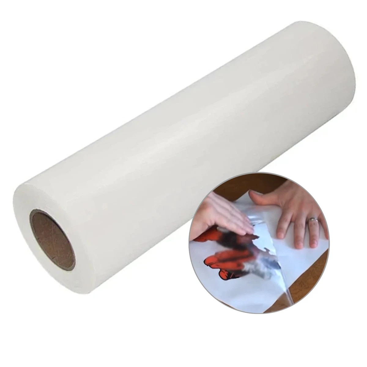 Heat Press Transfer Clear TAPE 24"x50ft roll for Printable Heat  Transfer Vinyl | eBay