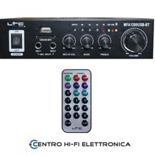 LTC MFA1200USB-BT-BL amplificatore karaoke, colore: nero