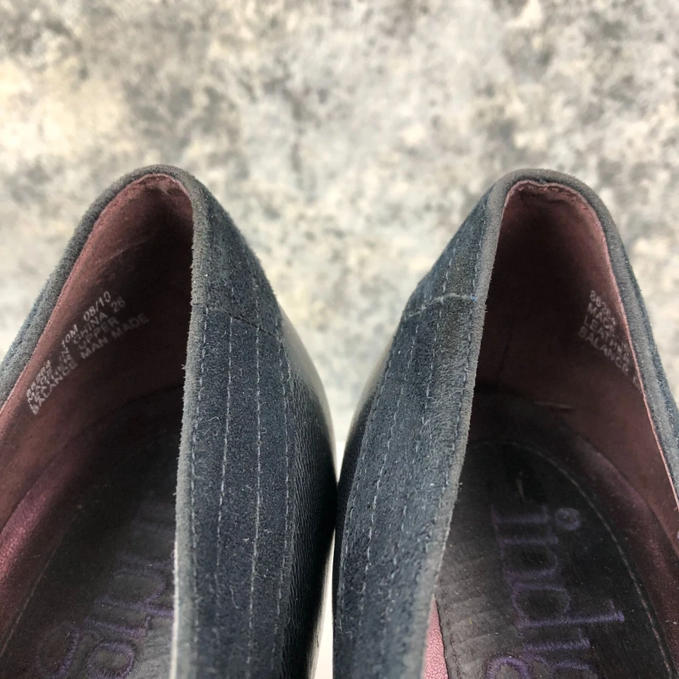 Indigo by Clarks Women's Size 10M Lea Jungle Java Black Leather High Heel Pumps - Image 4 of 4