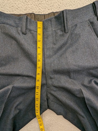 Vintage Abercrombie & Fitch Pants Mens 32W 31L Blue Wool 32x31 1980s - Picture 10 of 10